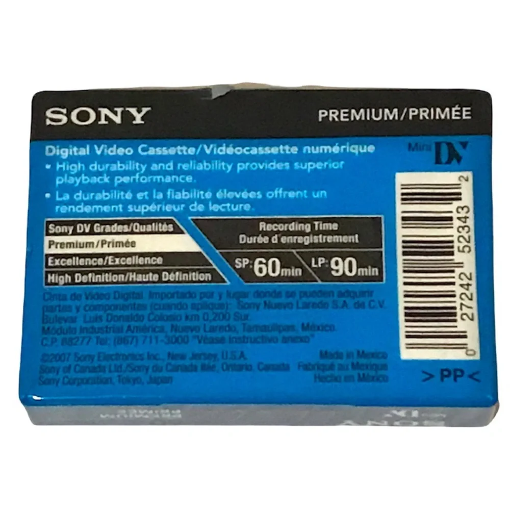 Sony DVC Videocassette 60min